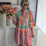 Bohemian Tuniekjurk met Printdetails