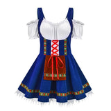 Trendy Oktoberfest dirndl-jurk voor dames – moderne Beierse jurk met elegante pasvorm, stijlvolle details en hoogwaardige stof, perfect voor bierfeesten en thema-evenementen.