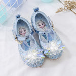 SparklePrincess glinsterende meisjesschoenen met zilveren roos en kristalaccenten – elegante en comfortabele schoenen voor feestelijke gelegenheden en speciale momenten.