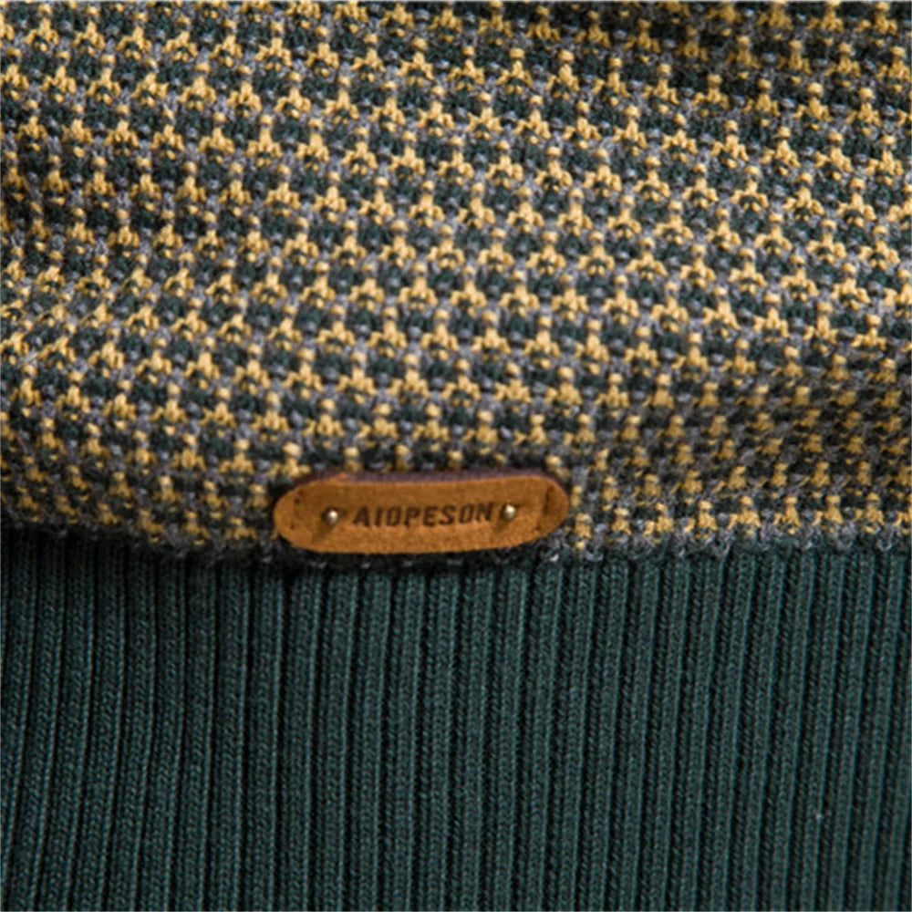 Herentrui met ruitmotief – tijdloze stijl en comfort. Ideaal voor een klassieke, modieuze uitstraling met een zachte, warme pasvorm.
