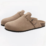 CityStride suède sandalen voor dames – comfortabele en stijlvolle zomersandalen met zachte voetbedden, perfect voor dagelijks gebruik en warme dagen.