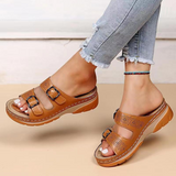 Dames Verstelbare Sandalen met Gespsluitingen