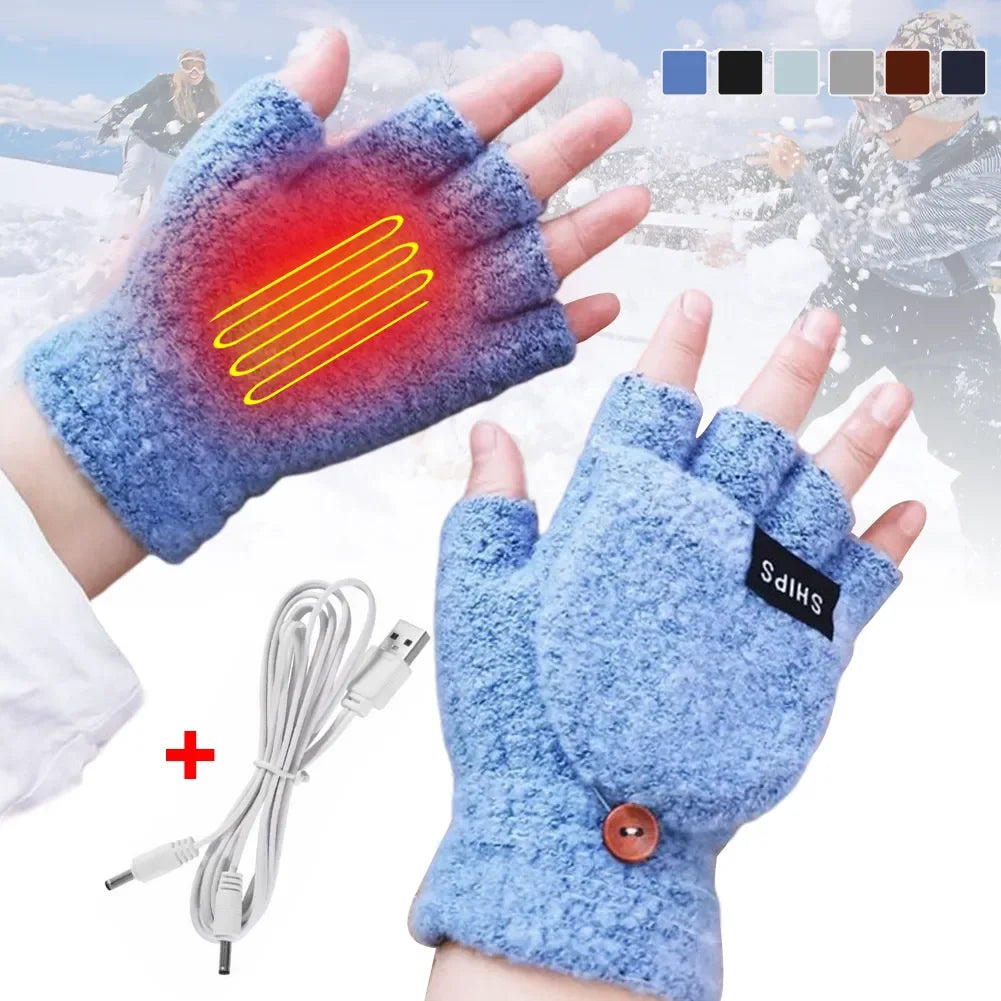 HeatGlove USB verwarmde winterhandschoenen – comfortabele en warme handschoenen met verstelbare temperatuur, ideaal voor koude dagen en outdoor activiteiten.