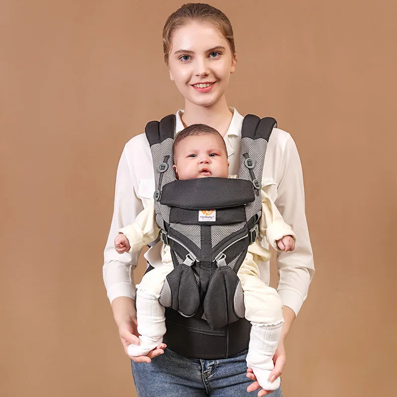 Ergonomische Babydrager met Heupzitje en Opbergvak