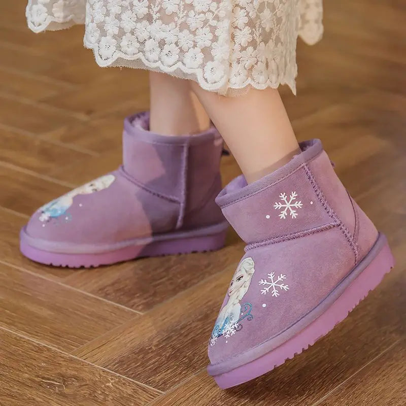 SnowPrincess warme meisjes snowboots met antislipzool – comfortabele en veilige laarzen voor koude en besneeuwde winterdagen.