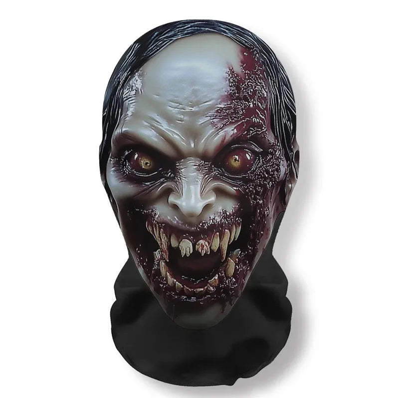 Halloween Ghost Face & skelet masker – volledig gezichtsmasker van ademend materiaal, geschikt voor Halloween, cosplay en verkleedfeesten, lichtgewicht en comfortabel.