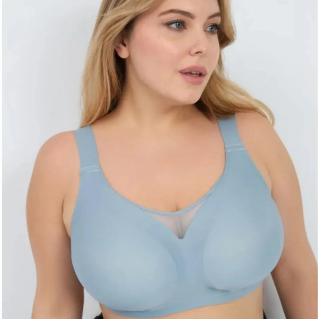 Dames Push-up BH – Draadloze ondersteuning en comfort, ontworpen voor volledige dekking en optimale lift voor grotere borsten. Perfect voor dagelijks gebruik en extra steun zonder concessies te doen aan stijl.








