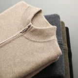 Heren spencer van 100% kasjmier, regular fit