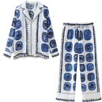 Noor loungewear set voor dames – comfortabele en stijlvolle tweedelige set van zachte stof, ideaal voor ontspannen dagen thuis of casual outings.
