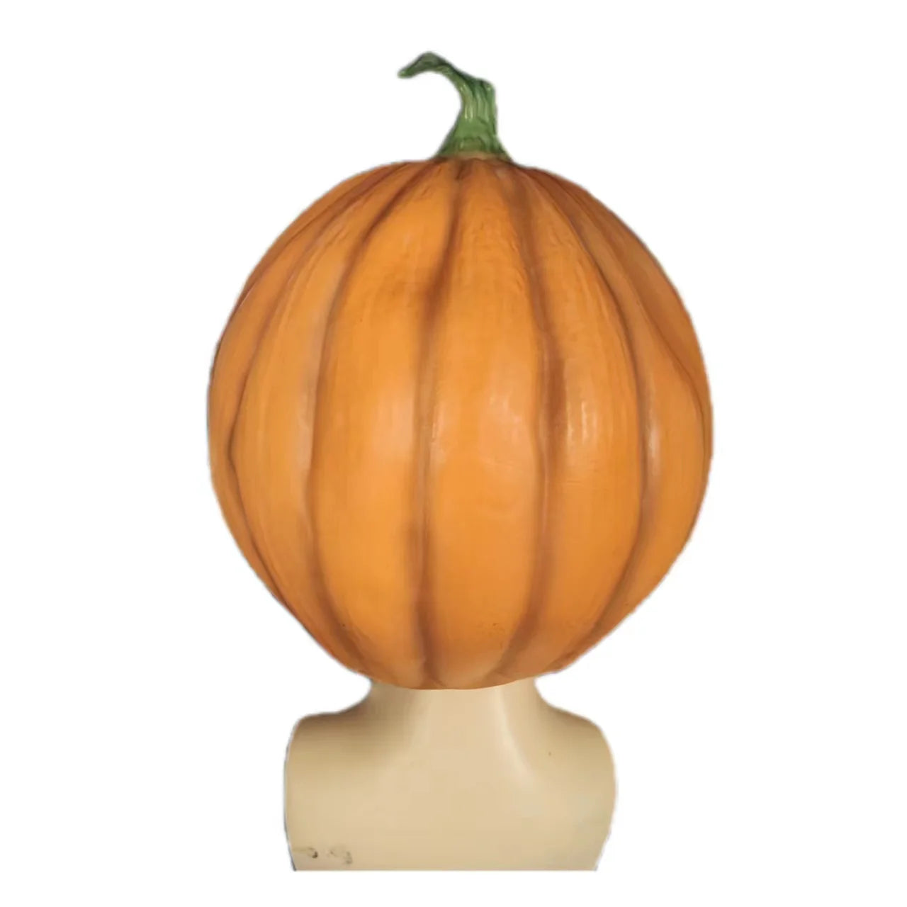 Halloween pompoen masker – volledig gezicht latex masker voor volwassenen en tieners, eng en realistisch ontwerp, perfect voor Halloween, verkleedfeesten en cosplay.