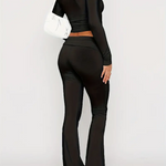 Chaveli comfortabele 2-delige flare set voor dames – Modieuze outfit met flairbroek en top. Ideaal voor dagelijks gebruik, loungewear of casual chic gelegenheden. Zachte stof, hoge taille en moderne pasvorm voor ultiem comfort en stijl.