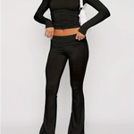 Chaveli comfortabele 2-delige flare set voor dames – Modieuze outfit met flairbroek en top. Ideaal voor dagelijks gebruik, loungewear of casual chic gelegenheden. Zachte stof, hoge taille en moderne pasvorm voor ultiem comfort en stijl.