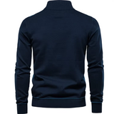 Stijlvolle half-zip herentrui – voor ultiem comfort en een klassevolle uitstraling. Ideaal voor een verfijnde look in zowel casual als formele setting.