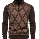 Stijlvolle half-zip herentrui – voor ultiem comfort en een klassevolle uitstraling. Ideaal voor een verfijnde look in zowel casual als formele setting.
