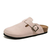 Livia leren Boston-sandalen voor dames – stijlvolle en comfortabele sandalen van hoogwaardig leer, perfecte pasvorm voor dagelijks gebruik en zomerse outfits.