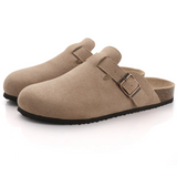 CityStride suède sandalen voor dames – comfortabele en stijlvolle zomersandalen met zachte voetbedden, perfect voor dagelijks gebruik en warme dagen.