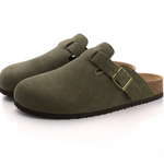 CityStride suède sandalen voor dames – comfortabele en stijlvolle zomersandalen met zachte voetbedden, perfect voor dagelijks gebruik en warme dagen.