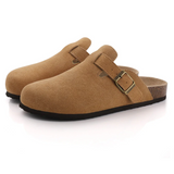 CityStride suède sandalen voor dames – comfortabele en stijlvolle zomersandalen met zachte voetbedden, perfect voor dagelijks gebruik en warme dagen.