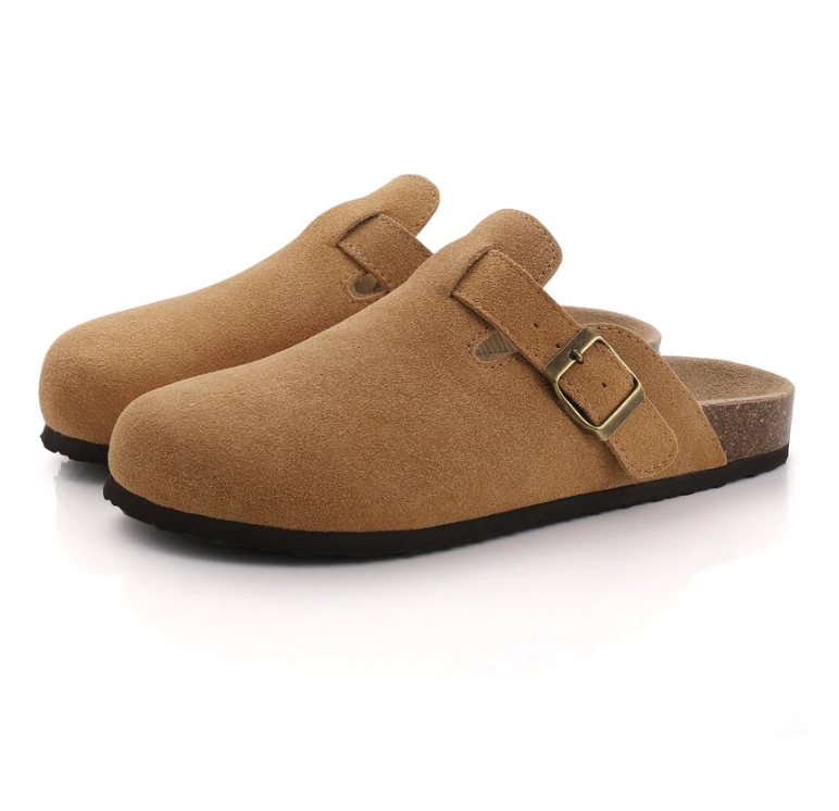 CityStride suède sandalen voor dames – comfortabele en stijlvolle zomersandalen met zachte voetbedden, perfect voor dagelijks gebruik en warme dagen.