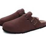 CityStride suède sandalen voor dames – comfortabele en stijlvolle zomersandalen met zachte voetbedden, perfect voor dagelijks gebruik en warme dagen.