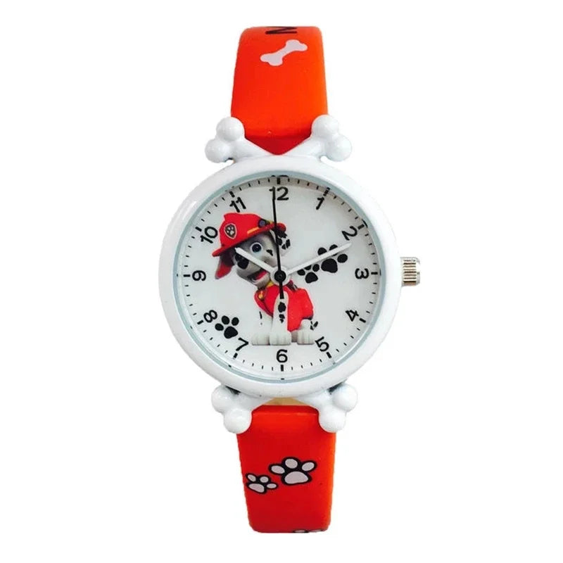 Paw Patrol kinderhorloge met wijzers – kleurrijk en stevig horloge met favoriete helden, ideaal om kloklezen te leren voor jonge kinderen.