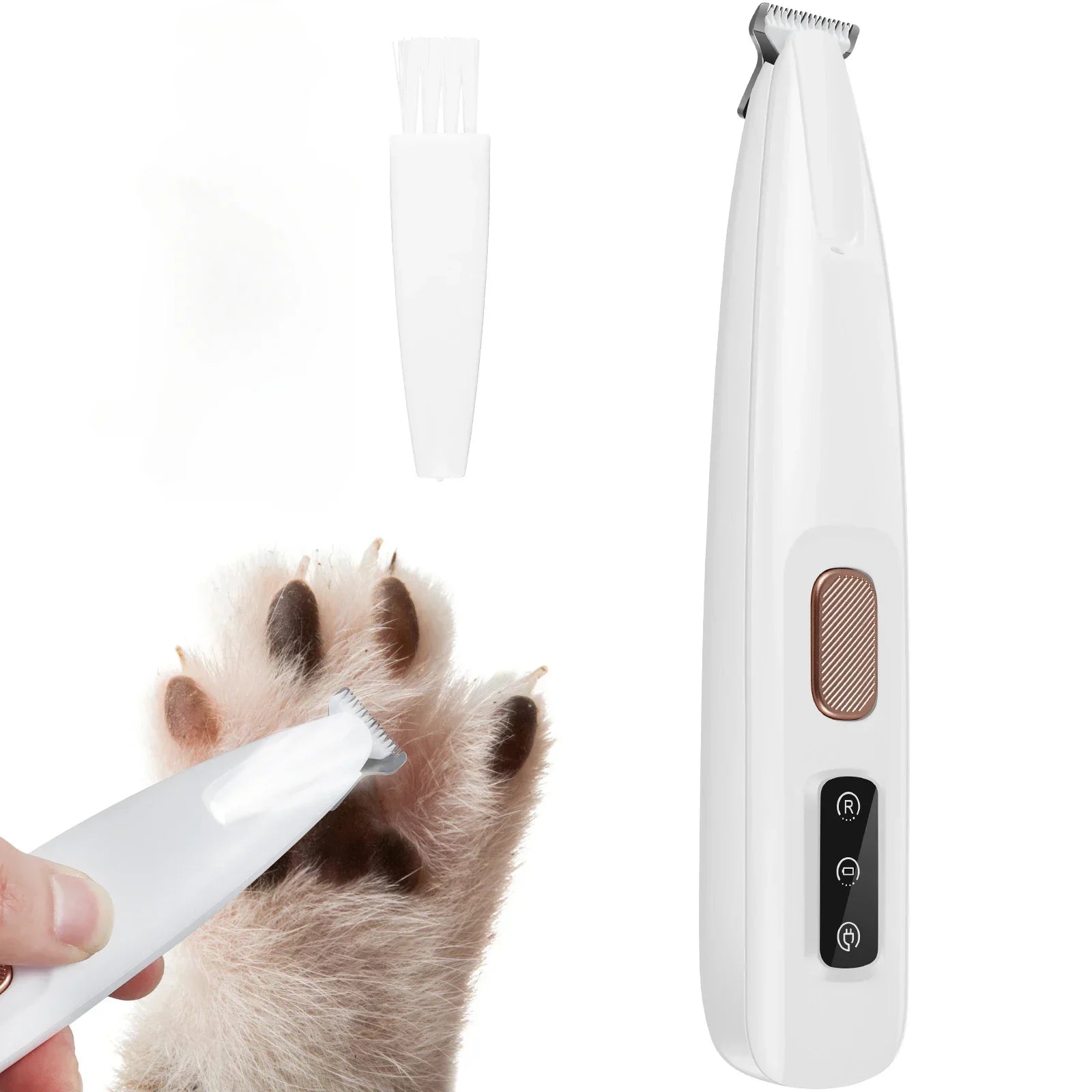 Poottrimmer Pro – krachtige en nauwkeurige trimmer voor huisdieren, speciaal ontworpen voor het trimmen van pootjes. Ergonomisch handvat en eenvoudig in gebruik voor een veilige en comfortabele trimbeurt.