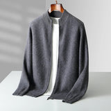 Heren spencer van 100% kasjmier, regular fit
