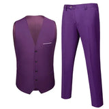 Heren slim fit set – stijlvol gilet en bijpassende broek, moderne pasvorm en hoogwaardige stof voor zakelijke en formele gelegenheden.