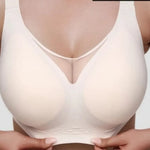 Dames Push-up BH – Draadloze ondersteuning en comfort, ontworpen voor volledige dekking en optimale lift voor grotere borsten. Perfect voor dagelijks gebruik en extra steun zonder concessies te doen aan stijl.








