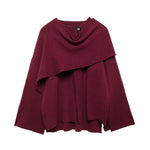 Elora oversized knitted coat voor dames – comfortabele en stijlvolle gebreide jas van zachte, hoogwaardige stof, perfect voor casual en chique winterlooks.