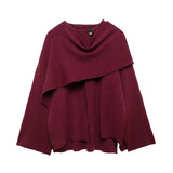 Elora oversized knitted coat voor dames – comfortabele en stijlvolle gebreide jas van zachte, hoogwaardige stof, perfect voor casual en chique winterlooks.