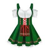 Trendy Oktoberfest dirndl-jurk voor dames – moderne Beierse jurk met elegante pasvorm, stijlvolle details en hoogwaardige stof, perfect voor bierfeesten en thema-evenementen.