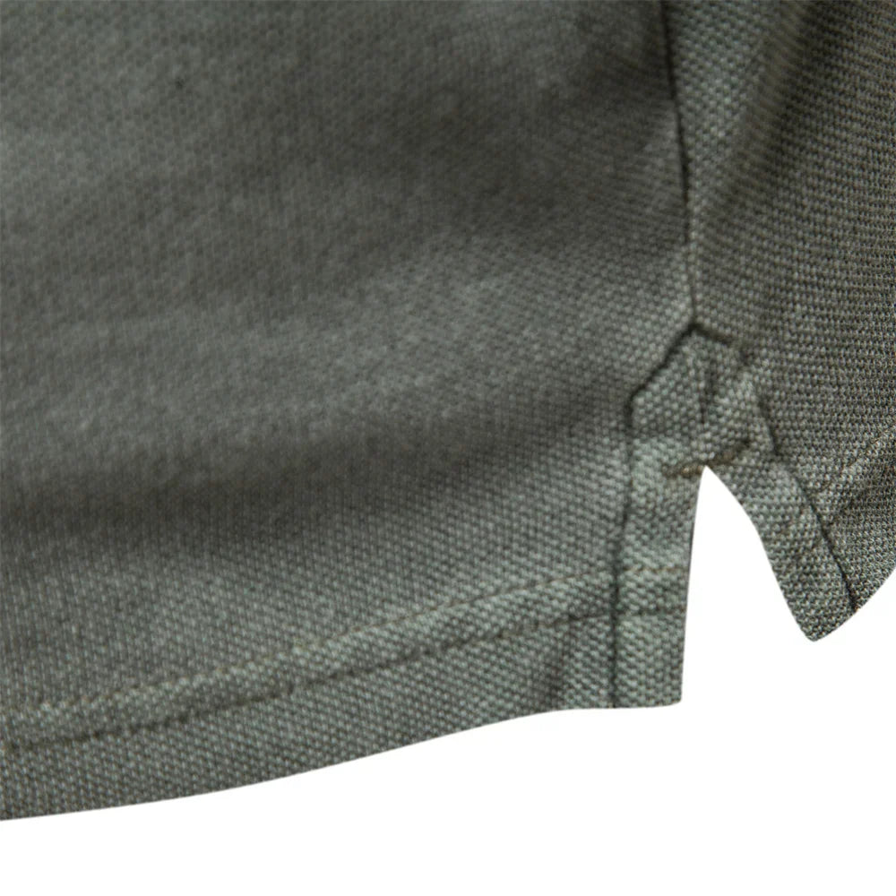 Zakelijke casual polo voor heren – comfortabele pasvorm van ademend materiaal, stijlvol en veelzijdig voor werk en vrije tijd.