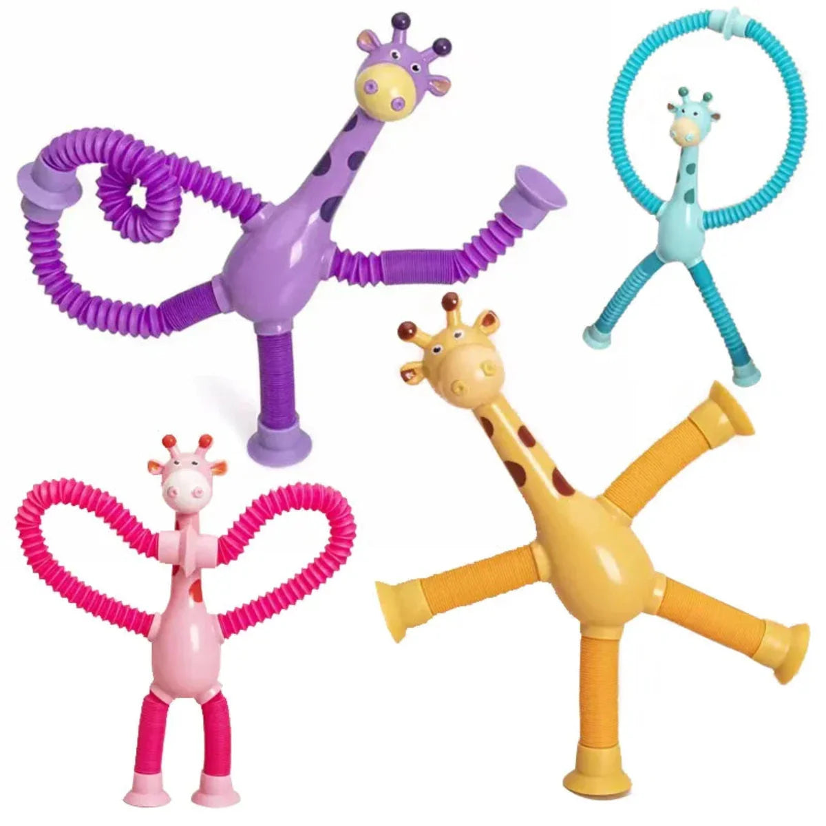 StretchyGiraffe educatief en magisch rekspeelgoed – kleurrijk en flexibel speelgoed dat de fijne motoriek, creativiteit en concentratie van kinderen stimuleert.