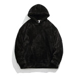Fleece hoodie – vintage stijl met zachte, warme stof en comfortabele pasvorm voor een trendy en casual look.