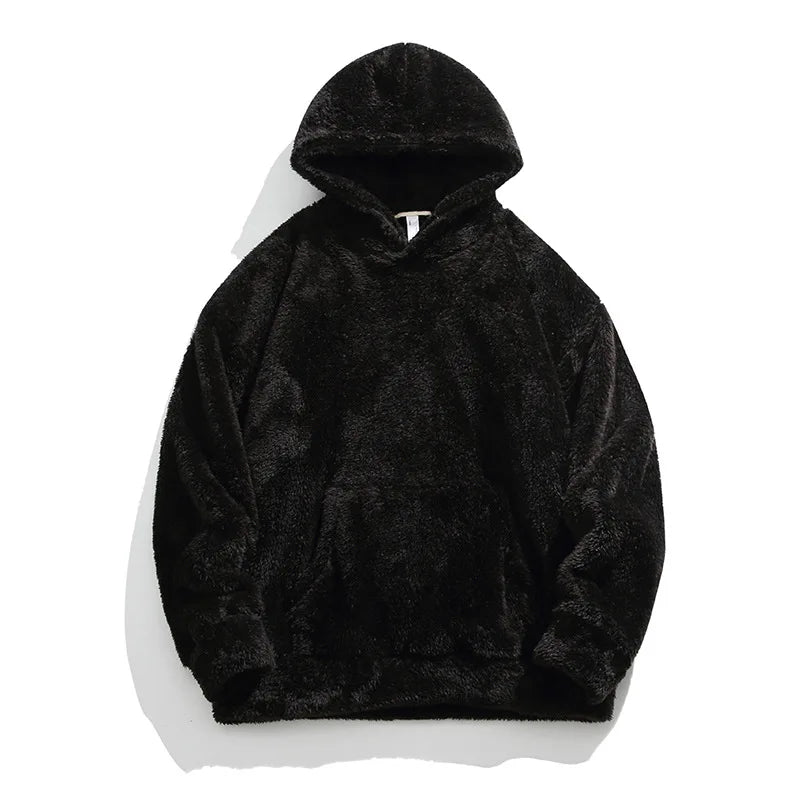 Fleece hoodie – vintage stijl met zachte, warme stof en comfortabele pasvorm voor een trendy en casual look.