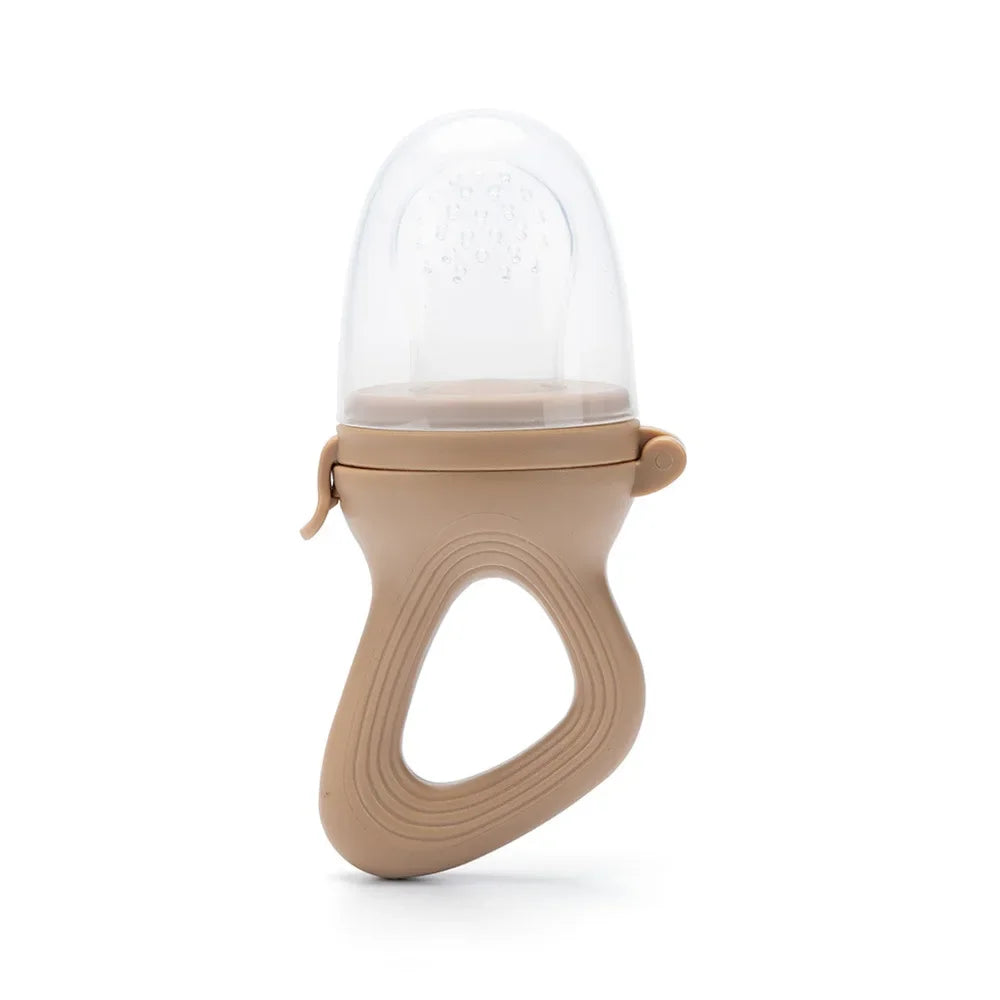Siliconen baby fruitspeen, bijtring – verzacht het doorkomen van tandjes en biedt een veilige manier om fruit en snacks te geven. Ideaal voor je baby’s comfort en plezier.