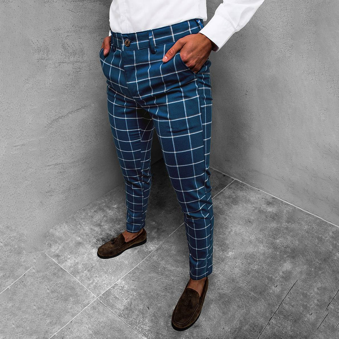 GRGUR modieuze heren chino – eigentijdse slim fit met zacht, ademend materiaal voor stijlvol comfort