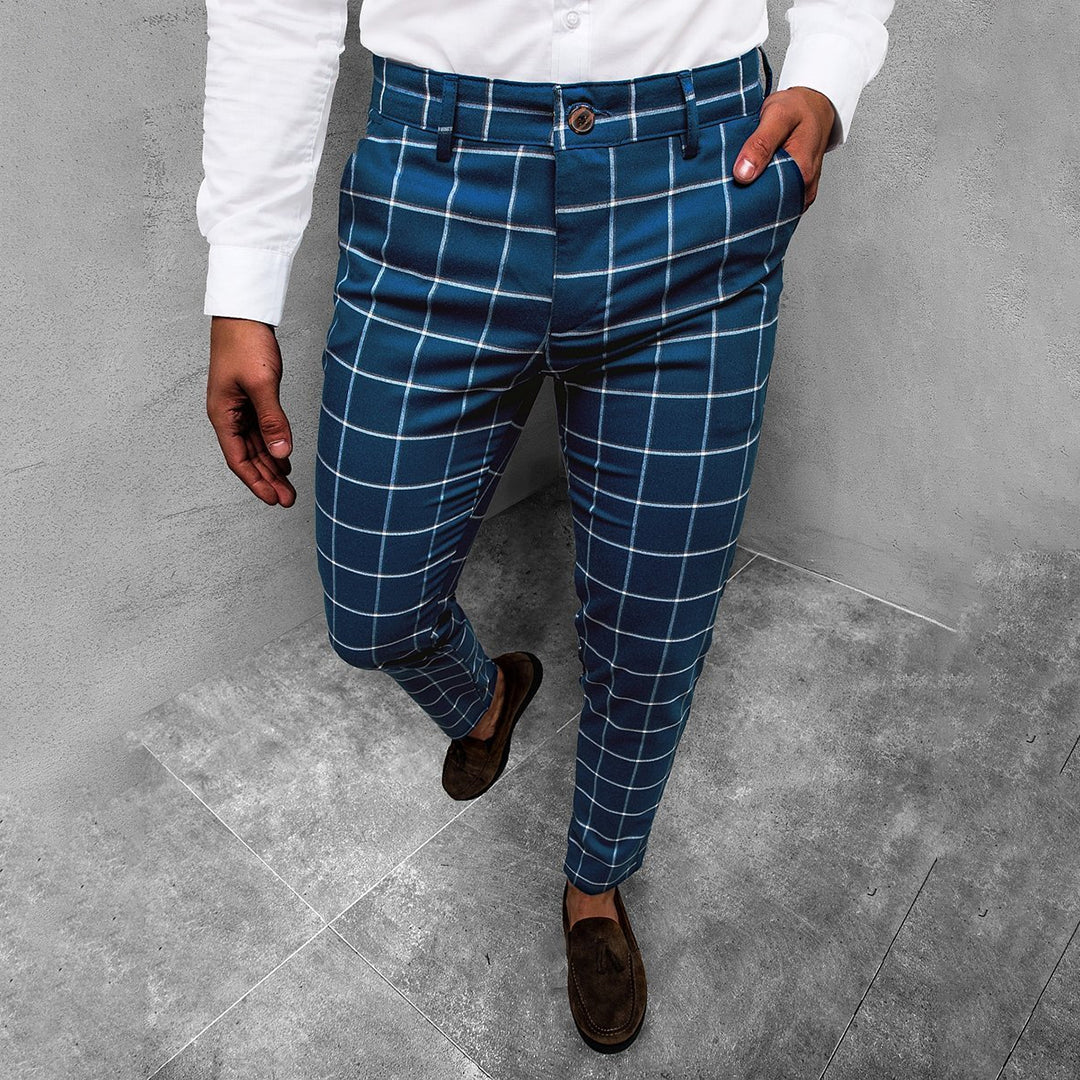 GRGUR modieuze heren chino – eigentijdse slim fit met zacht, ademend materiaal voor stijlvol comfort
