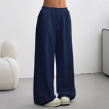 Dames Wijde Broek met Elastische Taille