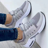 Dames Sportieve Sneakers met Vetersluiting