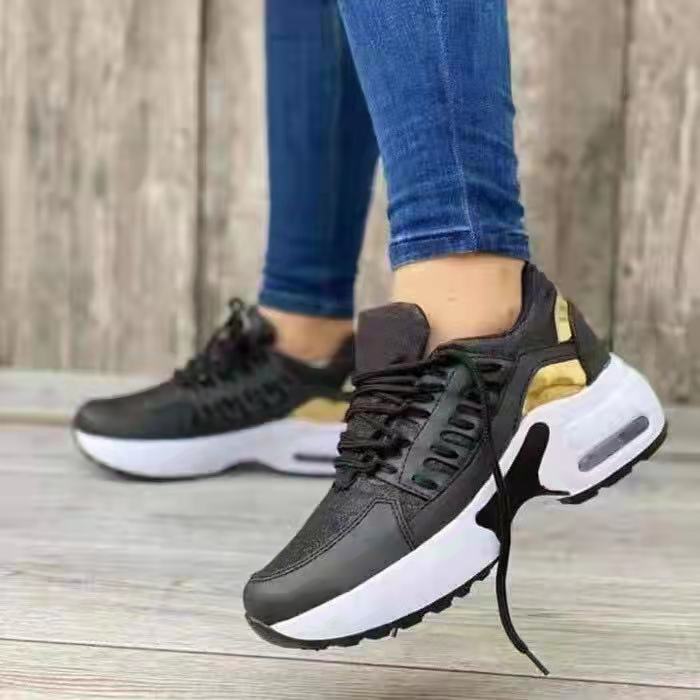 Dames Sportieve Sneakers met Vetersluiting