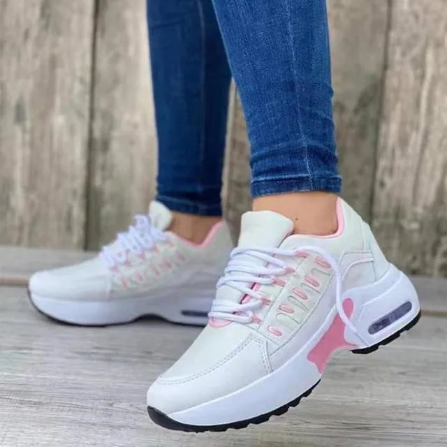 Dames Sportieve Sneakers met Vetersluiting