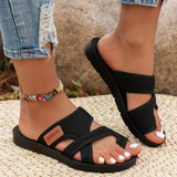 Dames Sandalen met Dubbele Klittenbandsluiting