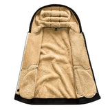 Heren hoodie met bontvoering en zakken