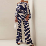 Dames Tweedelige Blouse en Broek Set