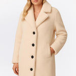 Luvana dames elegante teddy jas in diverse kleuren – zachte, warme teddy stof, comfortabele pasvorm en chique, tijdloze uitstraling.