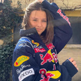 Oversized Streetwear Jas met Prints
