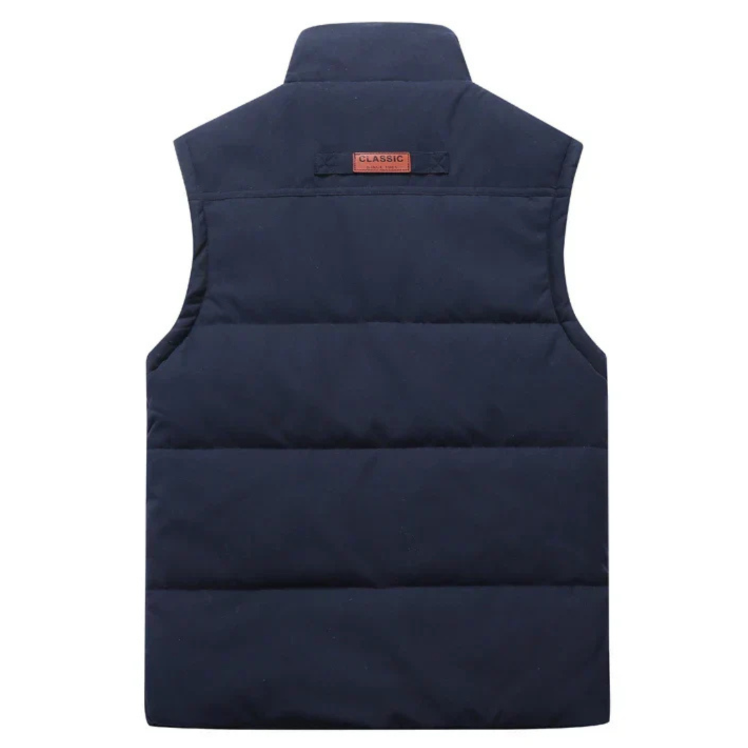 Marco mouwloze gevoerde heren bodywarmer in diverse kleuren – warme isolatie, lichtgewicht en comfortabele pasvorm voor koude dagen.