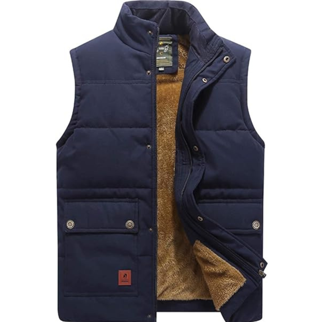 Marco mouwloze gevoerde heren bodywarmer in diverse kleuren – warme isolatie, lichtgewicht en comfortabele pasvorm voor koude dagen.
